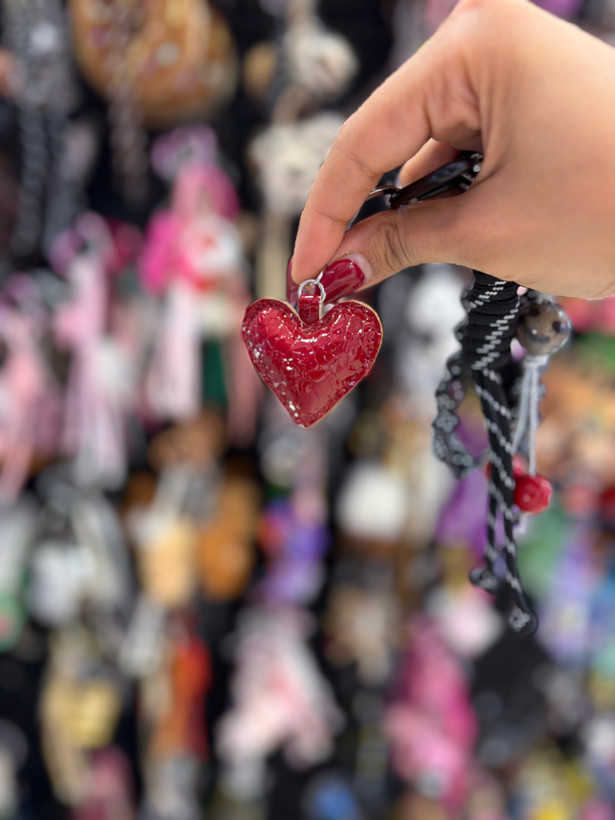چارم بگ،آویز کیف مدل قلب،تاس،عینک و گیلاس