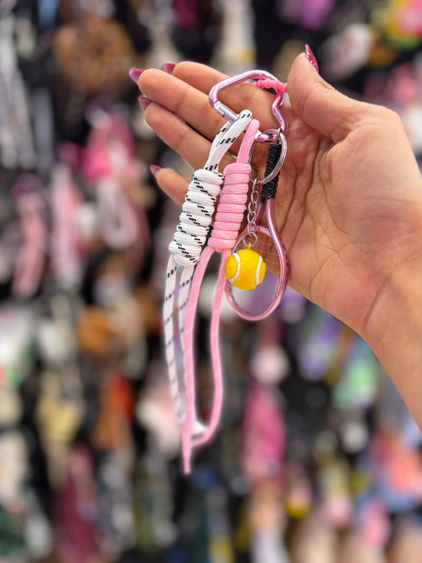 چارم بگ،آویز کیف مدل راکت تنیس و بدمینتون