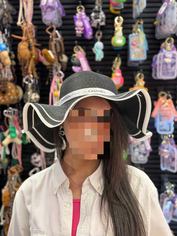کلاه ساحلی مدل شنل و پشت پاپیونی